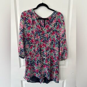 Joie Floral Romper - Size Medium